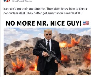 ترامب يصعّد ضد إيران بصورة حرب ورسالة نارية: انتهى زمن المجاملات