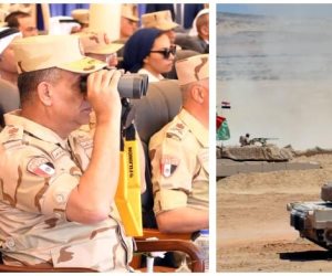 وزير الدفاع يشهد تنفيذ المرحلة الرئيسية للمشروع التكتيكى (بدر 2026) بالذخيرة الحية.. فيديو