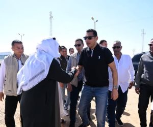 وزير الشباب والرياضة يتفقد مركز شباب الشهداء بمحافظة شمال سيناء ويوجه بسرعة التنفيذ