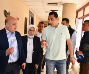 وزير الشباب والرياضة يتفقد أعمال تطوير مركز الطب الرياضي بمدينة نصر