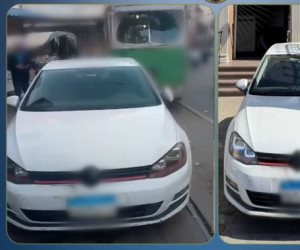 ضبط المتهم باستيقاف سيارته أعلى شريط الترام بإحدى المحطات والتسبب فى إعاقة الحركة المرورية بالإسكندرية 