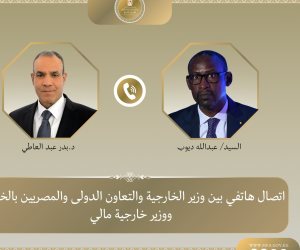 وزير الخارجية يبحث مع نظيره المالي جهود مكافحة الإرهاب في منطقة الساحل