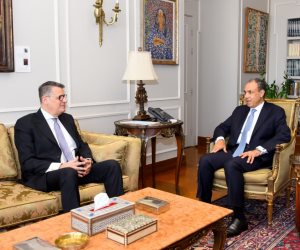 وزير الخارجية يستقبل رئيس لجنة حقوق الإنسان في مجلس النواب