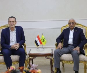 محافظ شمال سيناء يستقبل سفير بلجيكا والوفد الدبلوماسي المرافق خلال زيارته للعريش 