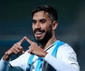 ناصر ماهر يسجل هدف التعادل لبيراميدز أمام سيراميكا (1-1)