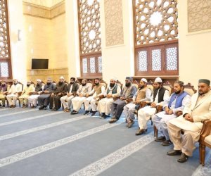 وزير الأوقاف يستقبل وفدًا من علماء باكستان بمسجد مصر في العاصمة الإدارية الجديدة