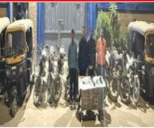 ضبط تشكيل عصابى بالمنيا تخصص فى سرقة الدراجات النارية والتوك توك