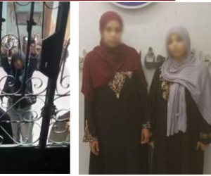 ضبط سيدة ونجلتها تعديتا على شخص بالسب والتلويح بإشارات خارجة فى القاهرة     