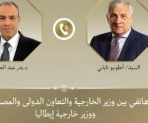 في اتصال هاتفي .. وزير الخارجية يبحث مع نظيره الإيطالى مستجدات الأوضاع الإقليمية