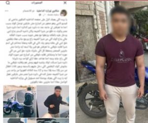 ضبط طالب تعدى أخر بسلاح أبيض لخلافات بينهما بسبب صوت الدراجة النارية