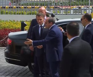 الرئيس الفرنسي: سعيد بزيارة مصر مجدداً.. وجامعة سنجور صرح أكاديمي يعزز التعاون العلمي والثقافي