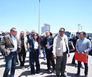 وزيرة الإسكان تتفقد مركز هيئة المجتمعات العمرانية الجديدة التكنولوجي لخدمة المواطنين والمستثمرين والبرج الشاطئي LD06 بمدينة العلمين الجديدة