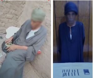 أمن سوهاج يضبط عامل بحوزته كمية من مخدر الحشيش وميزان حساس