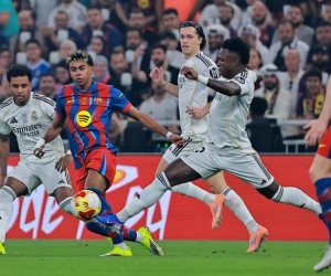 تشكيل كلاسيكو برشلونة ضد ريال مدريد.. عودة كورتوا وتعديلات من فليك