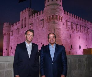 السيسي مرحبا بماكرون: صديقي الرئيس.. أهلا ومرحبا بكم ضيفا عزيزا في الإسكندرية