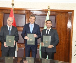 وزارة الزراعة وجهاز مشروعات الخدمة الوطنية وشركة مالتي كوميرس يوقعون بروتوكول تعاون للتحسين الوراثي للماشية