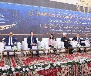 وزير الأوقاف ورئيس الوطنية للإعلام ومحافظ البحيرة ورئيس دينية الشيوخ يشاركون في حفل تكريم حفظة القرآن الكريم بقرية دست الأشراف بكوم حمادة بالبحيرة