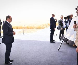 الرئيس السيسى: مشروع الدلتا الجديدة فضل كبير من ربنا ومدعاة فخر للمصريين