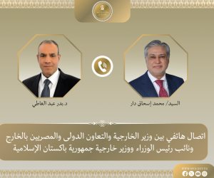 وزير الخارجية يبحث هاتفياً مع نظيره الباكستاني سبل تعزيز العلاقات الثنائية وخفض التصعيد الإقليمي