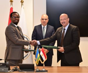 وزير الري يلتقى الوفد الرواندي المشارك في أعمال الاجتماع الثاني للجنة التوجيهية المشتركة بين مصر ورواندا
