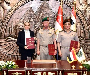 الأكاديمية العسكرية توقع بروتوكول تعاون مع إدارة الخدمات الطبية وجامعة عين شمس 