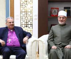 مفتي الجمهورية يستقبل رئيس الطائفة الإنجيلية والوفد المرافق له للتهنئة بعيد الأضحى المبارك