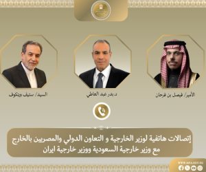 وزير الخارجية يبحث مع نظيريه السعودي والإيراني مسار المفاوضات الأمريكية الإيرانية وجهود خفض التصعيد