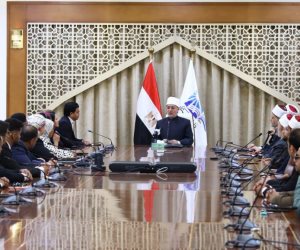 مفتي الجمهورية يستقبل وفد اتحاد «بشبابها» التابع لوزارة الشباب والرياضة