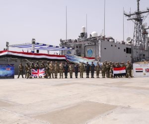 القوات البحرية المصرية والبريطانية تنفذان التدريب البحري المشترك "مدافع الإسكندرية".. صور
