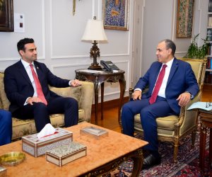 وزير الخارجية يلتقي النائب "إبراهام حمادة" عضو لجنة الخدمات العسكرية بمجلس النواب الأمريكي