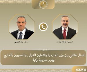 وزير الخارجية يبحث هاتفياً مع نظيره التركي جهود خفض التصعيد الإقليمي