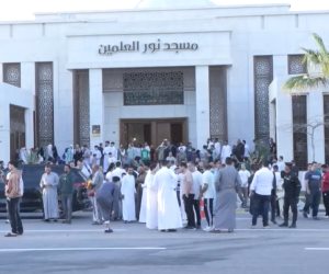 أجواء استثنائية في العلمين الجديدة.. فرحة العيد تتجلى من مسجد نور العلمين