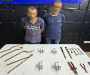 ضبط شخصين لقيامهما بسرقة قطع نحاسية من داخل إحدى غرف الكهرباء بالقاهرة