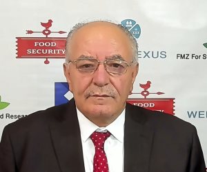 فاضل الزعبي الخبير الدولى في الأمن الغذائي: 320 مليون مواطن يعانون انعدام الأمن الغذائي الحاد عالميا 