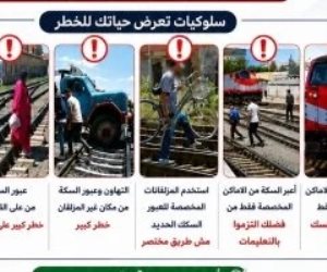 ​وزارة النقل تحذر من سلوكيات سلبية تهدد حياة المواطنين على خطوط السكك الحديدية