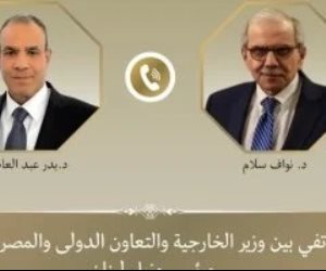 وزير الخارجية يؤكد تضامن مصر مع لبنان فى اتصال مع رئيس مجلس الوزراء اللبنانى