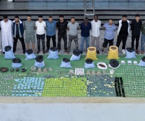 ضبط 2 طن من المواد المخدرة قيمتها المالية 146 مليون جنيه