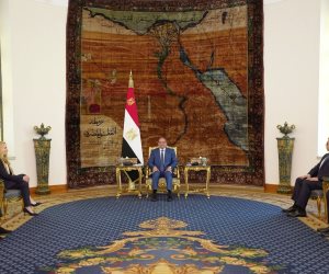  الرئيس السيسي يؤكد أهمية التنسيق المصري الأمريكي من أجل تحقيق السلام في الشرق الأوسط ويجدد الدعوة لتسوية عادلة للقضية الفلسطينية