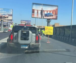 غلق جزئي لكوبري أكتوبر في الاتجاهين لإصلاح الفواصل