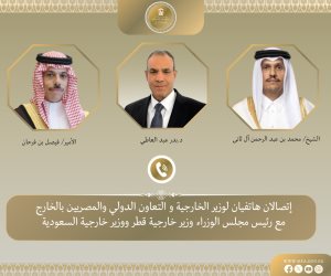 وزير الخارجية يبحث هاتفياً مع نظيريه السعودي والقطري تطورات الأزمة الإيرانية والأوضاع في السودان