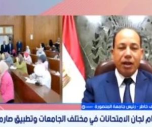 رئيس جامعة المنصورة: أكثر من مليوني ورقة امتحانية و6000 مقعد للاختبارات الإلكترونية