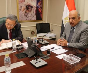 وزير الكهرباء يبحث مع مجموعة الصين لهندسة الطاقة "China Energy" ومعهد تخطيط الطاقة الكهربائية الصيني "EPPEI 