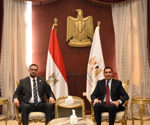 وزير الشباب والرياضة يلتقي نظيره الليبي لبحث سبل تكثيف التعاون المشترك