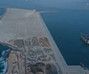 لقطات جوية ترصد تقدم العمل بمحطة "تحيا مصر 2" بميناء الدخيلة.. فيديو