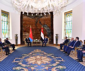 الرئيس السيسي ورئيس الكونغو الديموقراطية يشهدان التوقيع علي عدد من مذكرات التفاهم والاتفاقيات