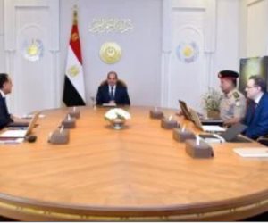 تفاصيل اجتماع الرئيس بمدبولى ووزير الدفاع ورؤساء الرقابة الإدارية والتنظيم والإدارة والأكاديمية العسكرية والوطنية للتدريب