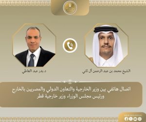 وزير الخارجية يبحث هاتفيا مع نظيره القطري التطورات الإقليمية