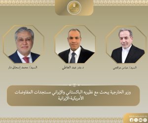 وزير الخارجية يبحث مع نظيريه الباكستاني والإيراني مستجدات المفاوضات الأمريكية-الإيرانية