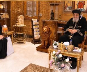 تحت رعاية قداسة البابا تواضروس الثاني دير مارمرقس بطريق العلمين .. يحتفل غداً بعيد استشهاد القديس أبسخيرون القلينى