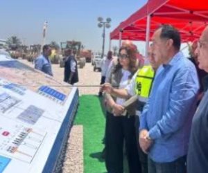 رئيس الوزراء يتفقد الطريق الدولى الساحلى بمحافظة البحيرة
